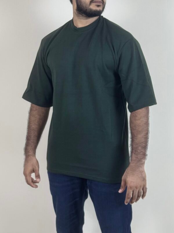 Solid Drop Tee - Bottle Green