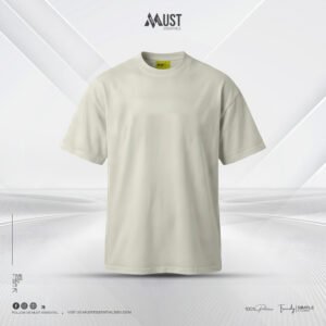 Premium Solid Drop Shoulder - (Cream)