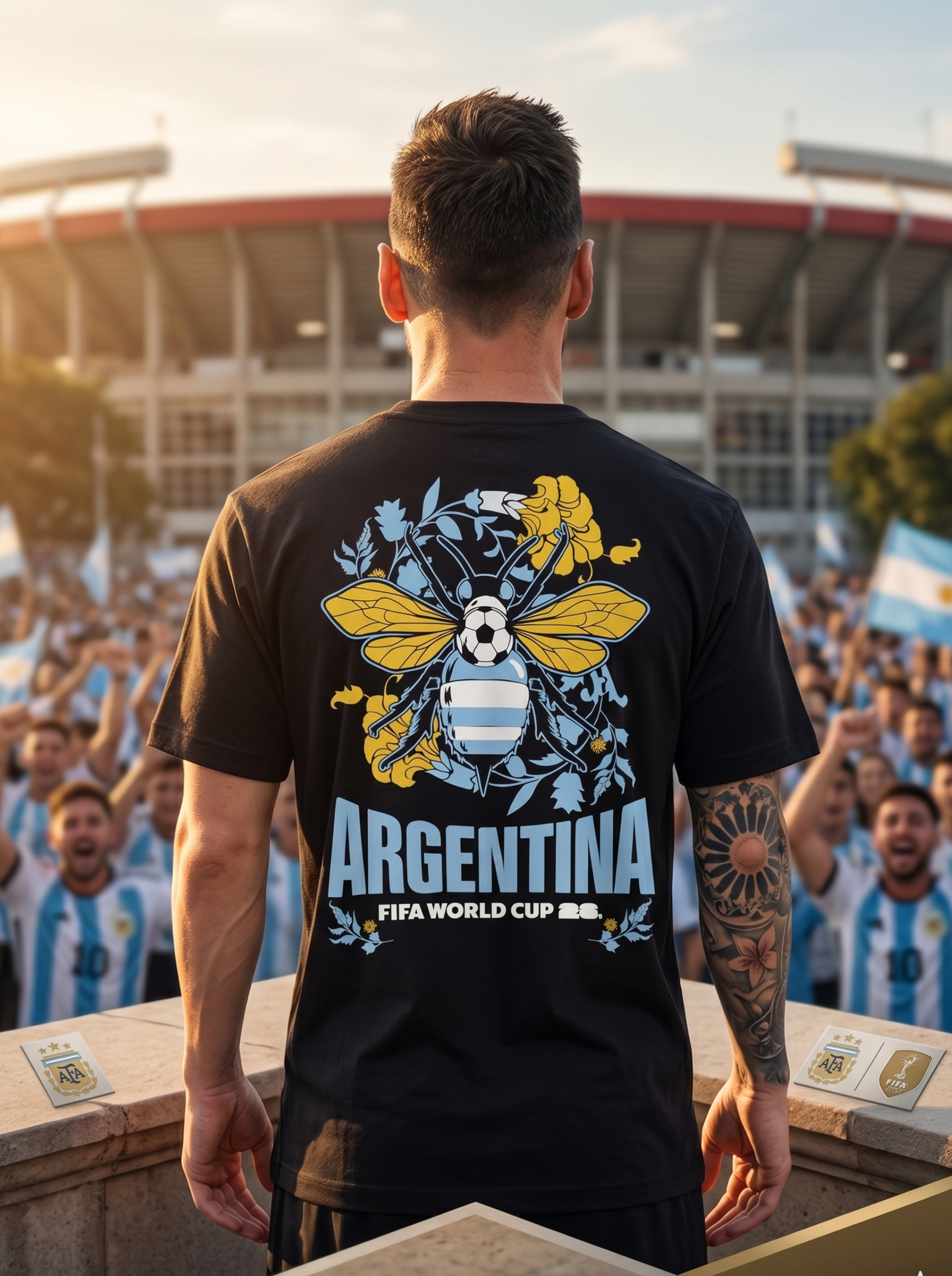 FIFA World Cup 2026 Argentina Rally T-Shirt - Unisex - Image 2